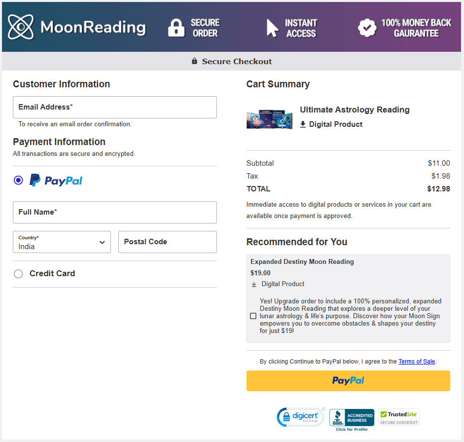 moon-reading-checkout-page